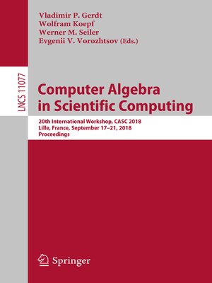 cover image of Computer Algebra in Scientific Computing